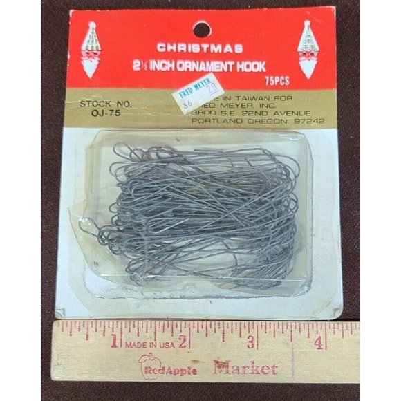 Vintage Christmas Ornament Hooks Original Packaging OPENED Heavy Duty - Picture 4 of 4